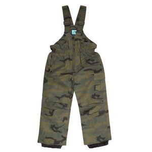 Boys Youth Iceburg Camo Ski Pants Insulated Snow Bib Overalls Size XL 14/16